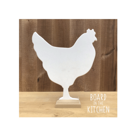 Happy CHICKEN Cutting Board, #1 Chicken Gift, Farmhouse Decor