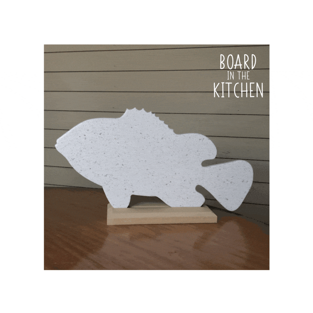 Fun Sport FISH Cutting Board, Corian Cutting Board Board In The Kitchen
