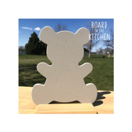 Charming TEDDY BEAR Cutting Board, Corian Cutting Board