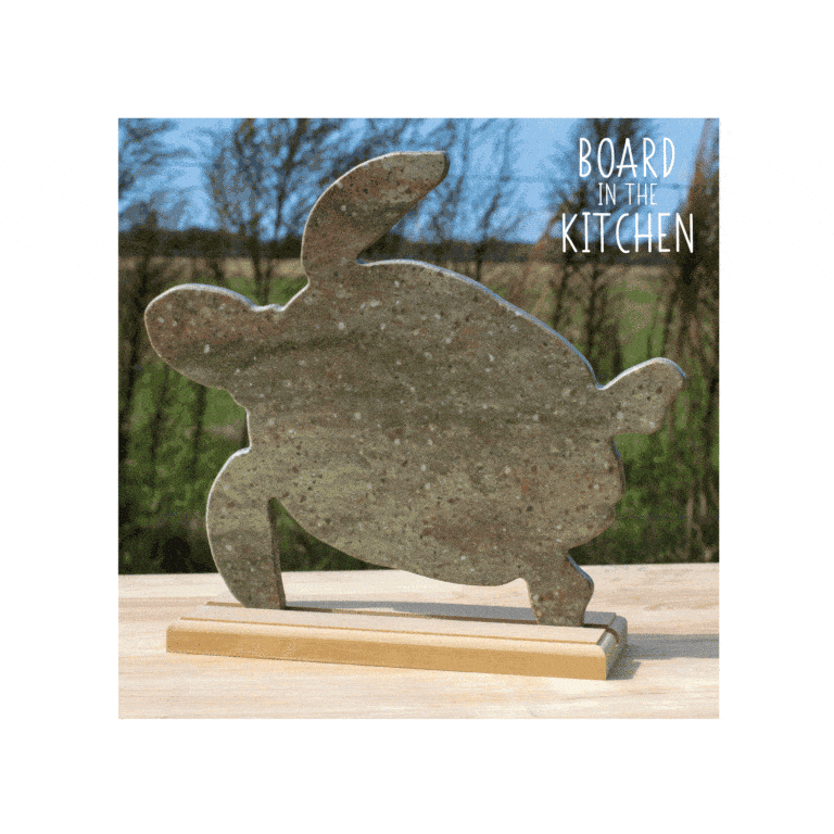 Cute SEA TURTLE Cutting Board, Turtle Gift Board In The Kitchen