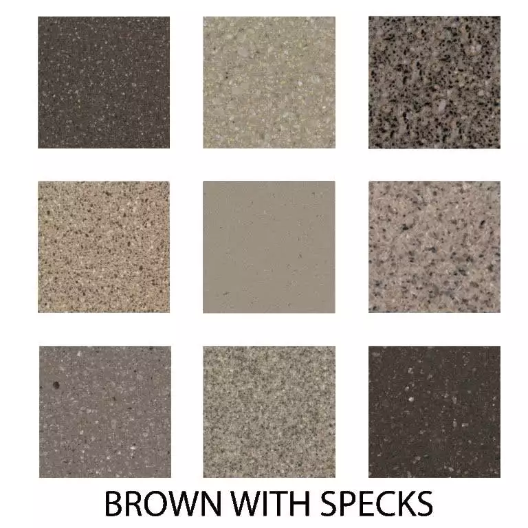 Brown with Specks Color Pallet
