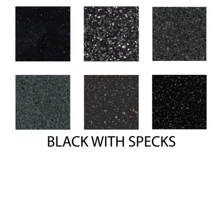 Black with Specks Color Pallet
