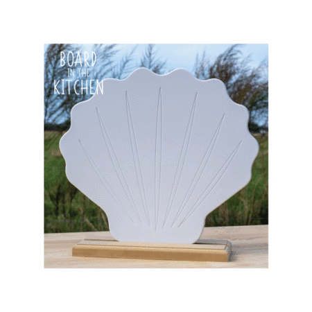 seashell cutting board