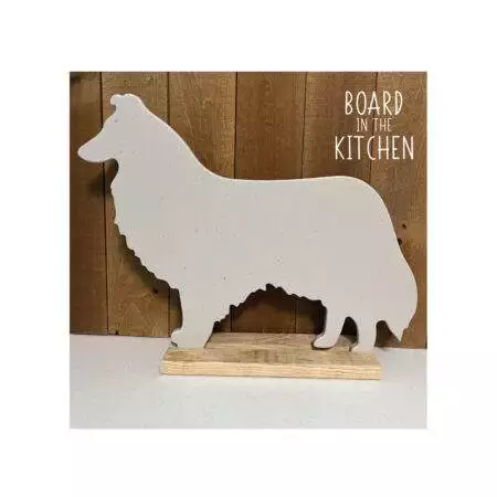 Collie Cutting Board